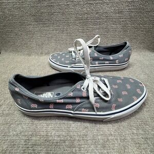 Vans x MLB Boston Red Sox Sneaker Women 11 Grey Low Top Lace‎ Up 721461